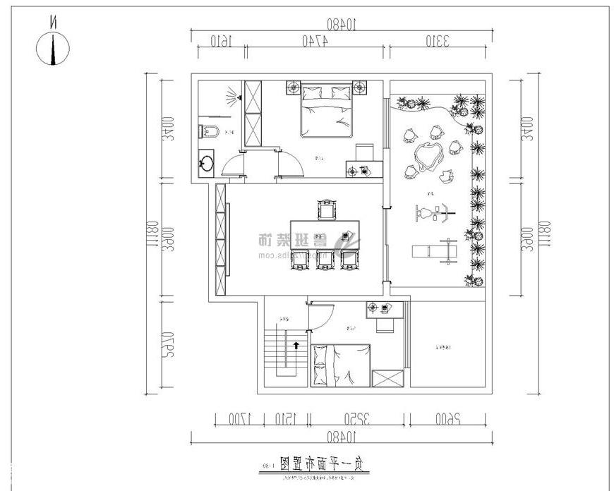 高新华府,新中式风格,户型图