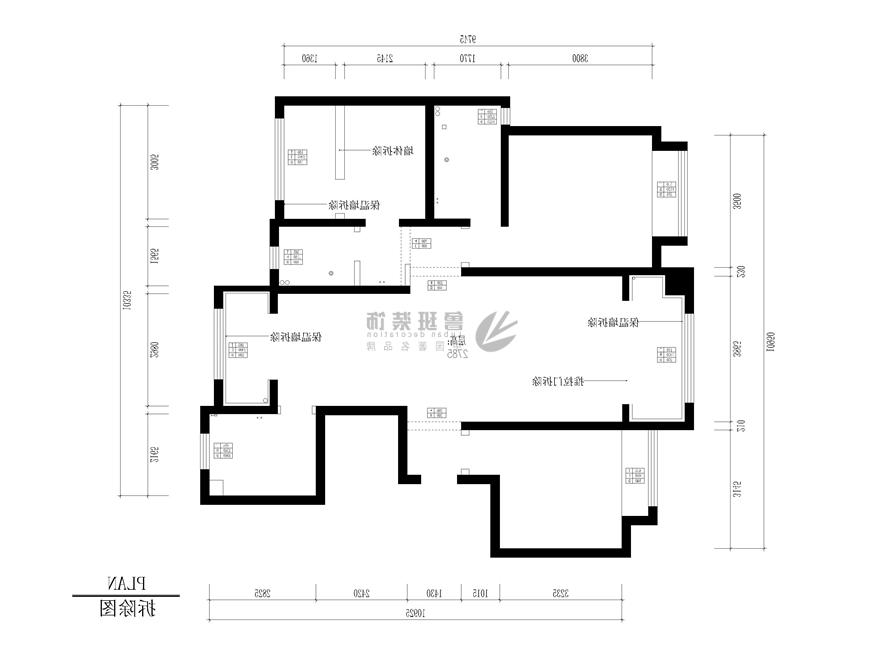 湖居笔记,简约风格,户型图